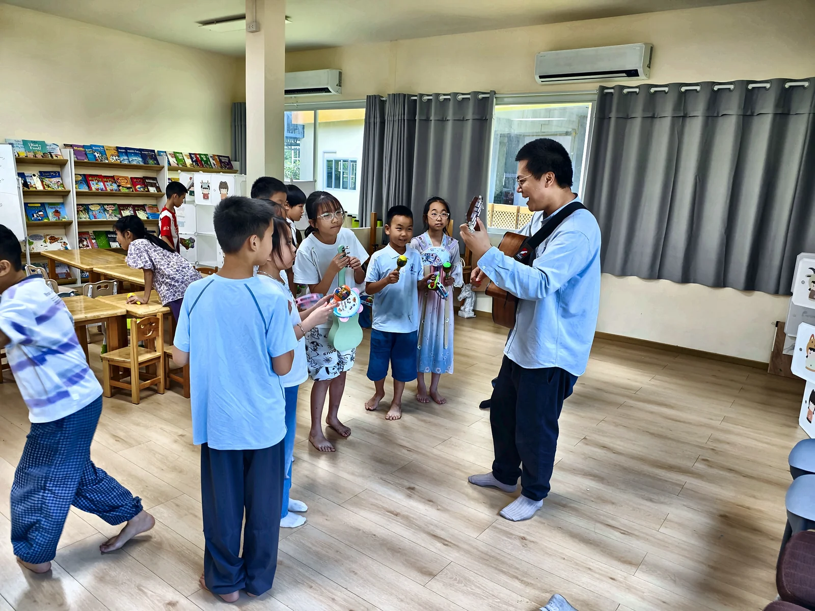 Winter camp classroom